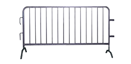 2 meter steel barricades